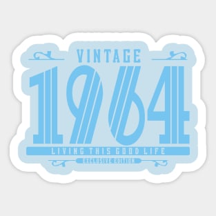 56th Birthday T-Shirt - Vintage 1964 Sticker